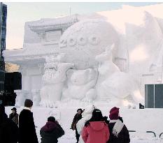 Sapporo's snow festival opens